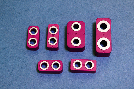 HV DC Brazing Aluminum Ceramics Relay Housing Technical Ceramic Metallized Parts